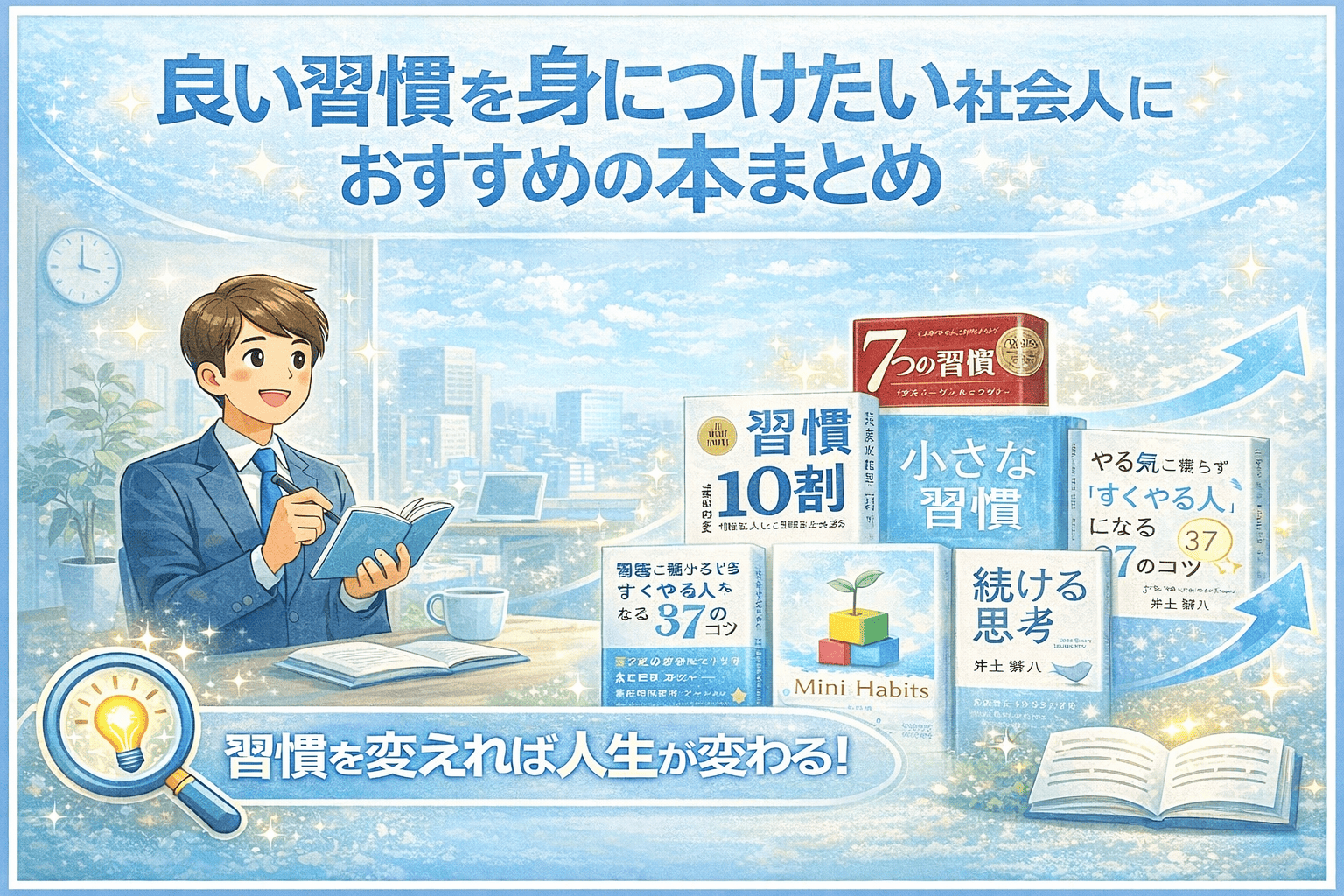 良い習慣を身につけたい社会人におすすめの本まとめ