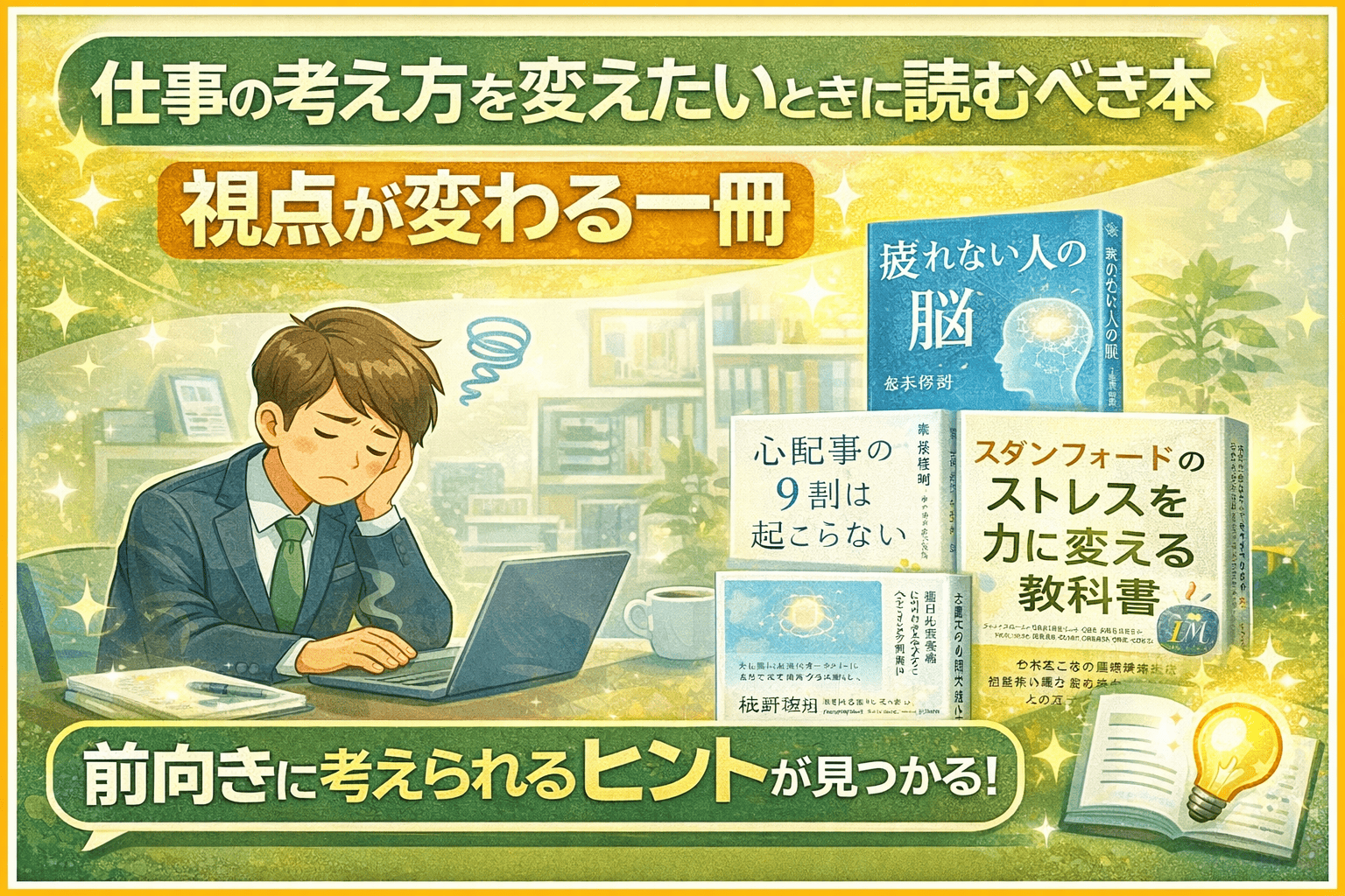 仕事の考え方を変えたいときに読むべき本｜視点が変わる一冊